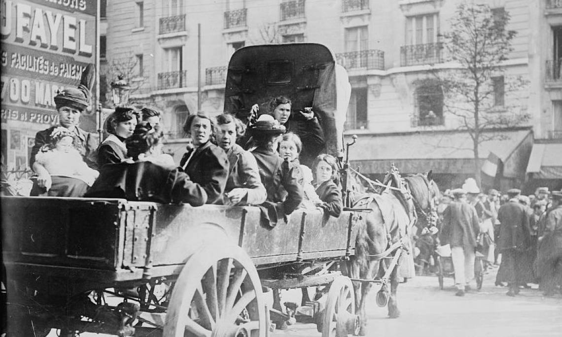 Accueil en France des réfugiés belges